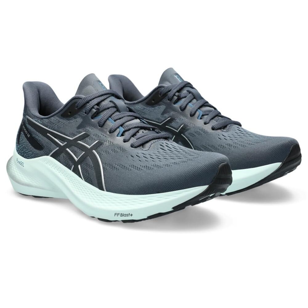 ASICS GT 2000 12 Women 's Running shoes Tarmac/Pure Silver Size 9.5 WIDE